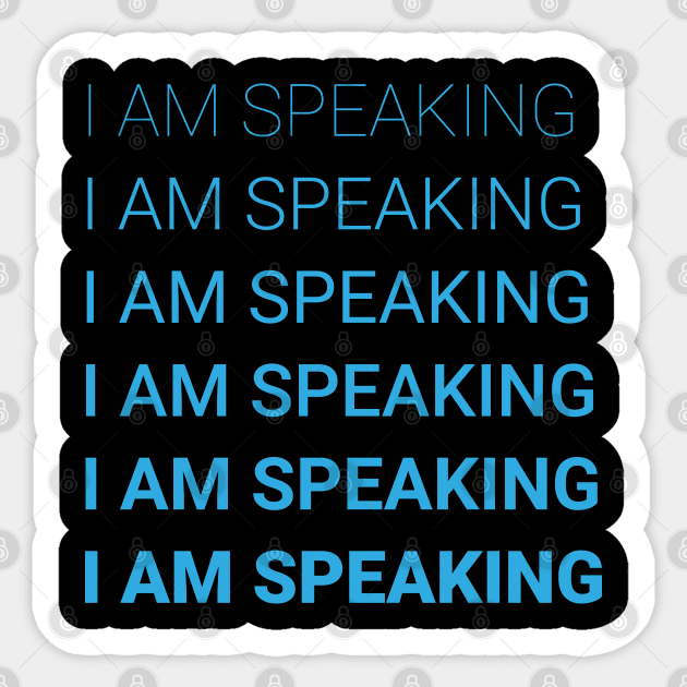 i am speaking Sticker by Suva